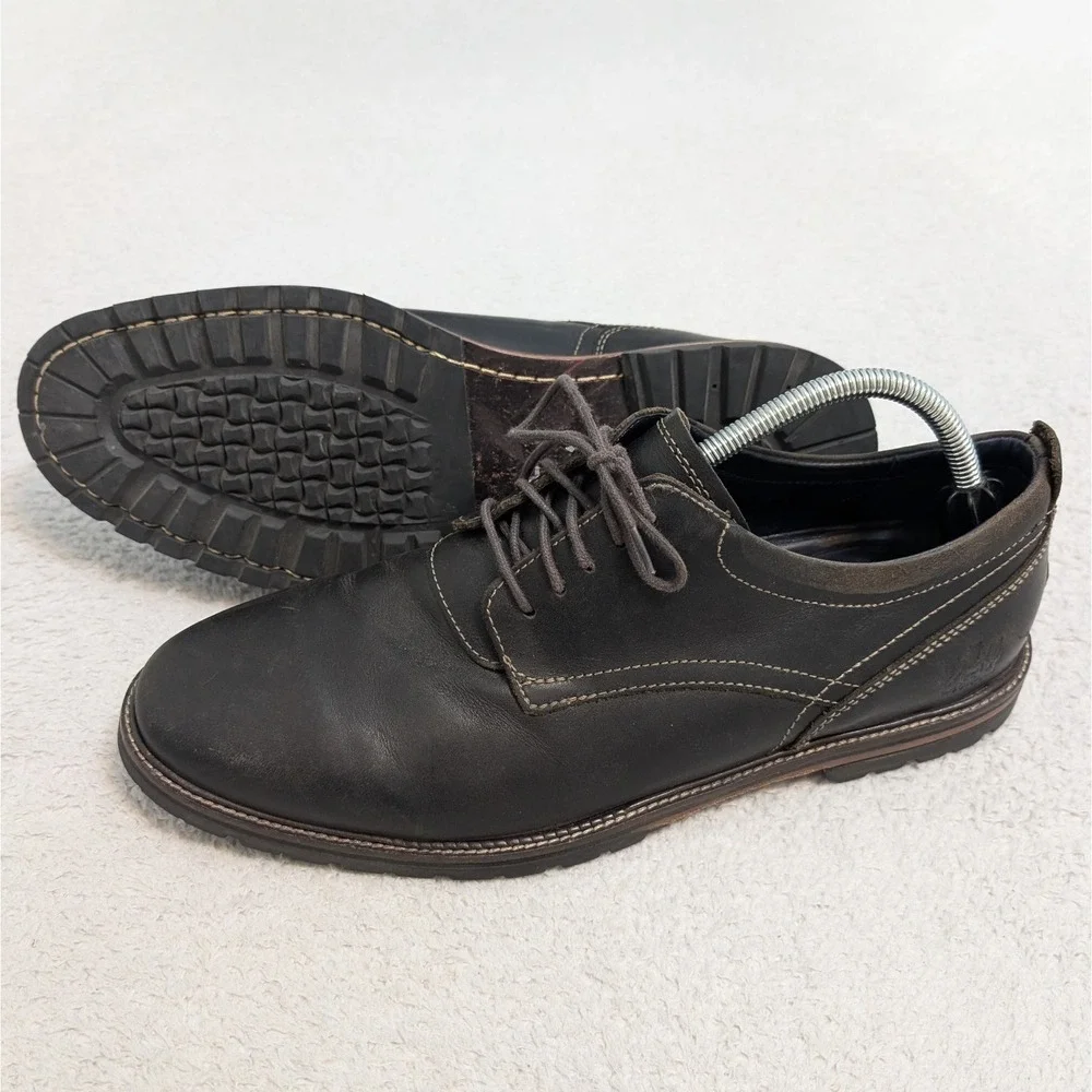 Cole Haan Men's Ripley Grand Plain Toe Ox Oxford Dark Coffee‎ C28624 Size 10.5 M